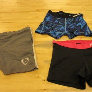 Lot of 3 Nike Athletic Running Athletic Shorts Pro Dri Fit Size Small Ladies GUC